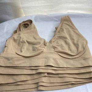 4 each nude Bestena size XL, sports bra, seamless, no pads gently used condition